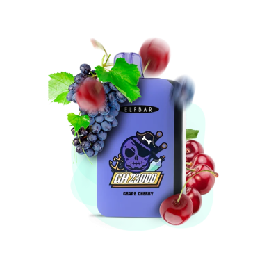 Elf Bar GH 23000 Grape Cherry (Виноград Вишня) Одноразовий POD
