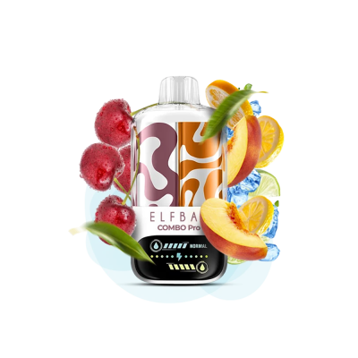Elf Bar Combo Pro 30000 Cherry & Peach Lemonade (Вишня та Персик Лимонад) Одноразовий POD