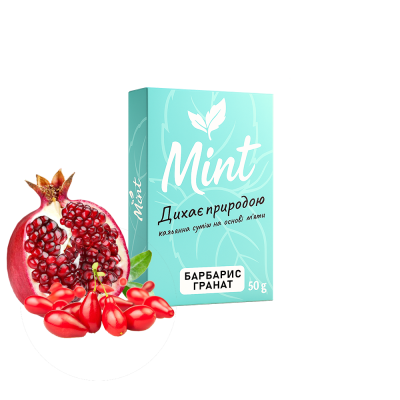 Кальянна суміш Mint Барбарис Гранат (50 г)