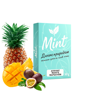 Кальянна суміш Mint Ананас Манго Маракуя (50 г)