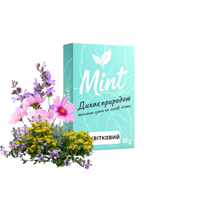 Кальянна суміш Mint Квітковий Мікс (50 г)