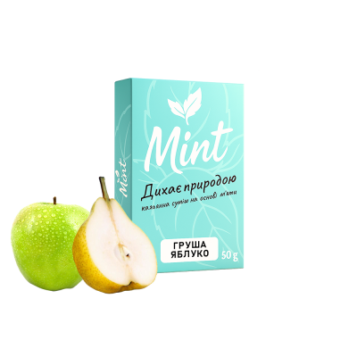 Кальянна суміш Mint Груша Яблуко (50 г)