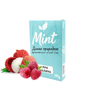 Кальянна суміш Mint Лічі Малина (100 г)