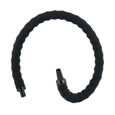 Геймерский гнущийся шланг для кальяна Black (Чёрный)