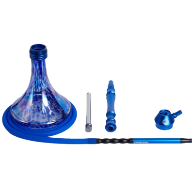 Кальян Yahya Nozzle Blue Full Version (синій, повний комплект) Кальян Yahya Nozzle Blue Full Version (синій, повний комплект)