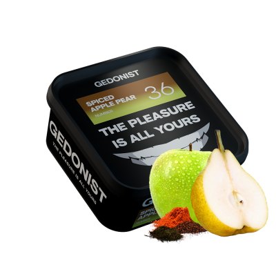 Тютюн Gedonist №36 Spiced Apple Pear (Яблуко Груша Прянощі, 200 г)