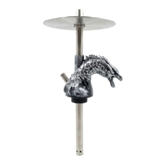 Кальян 2x2 Hookah Dragonborn Black Silver (чорно-сріблястий, базовий комплект)