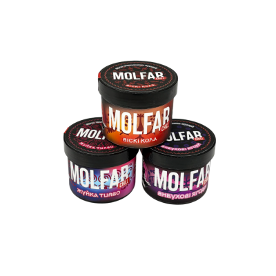 Набор ТОП 3 вкусов табака Molfar Chill Line по 40 г 27604 Набор ТОП 3 вкусов табака Molfar Chill Line по 40 г