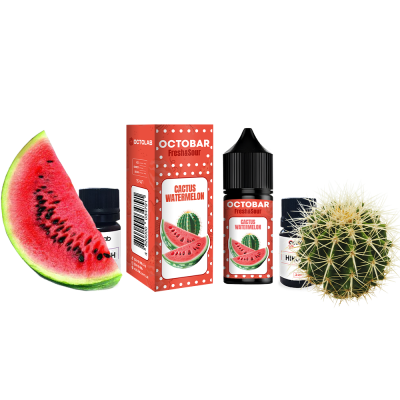 Набор для самозамеса Octobar Fresh & Sour HARD Cactus Watermelon (Кактус Арбуз, 65 мг, 30 мл)