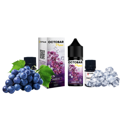 Набор для самозамеса Octobar Prime HARD Grape Ice (Виноград Лёд, 65 мг, 30 мл)