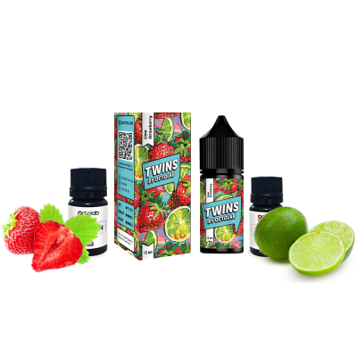 Набір для самозамішування Twins HARD Lime Strawberry (Лайм Полуниця, 65 мг, 30 мл)