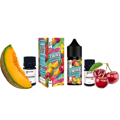 Набор для самозамеса Twins HARD Melon Cherry (Дыня Вишня, 65 мг, 30 мл)