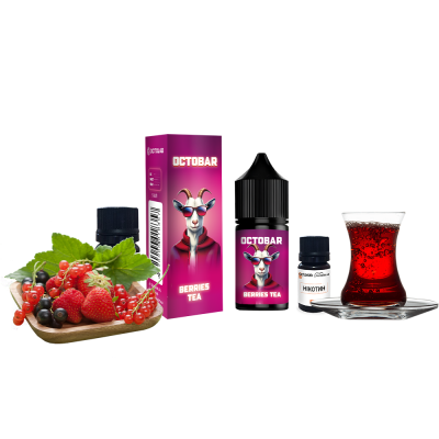 Набор для самозамеса Octobar NFT Berries Tea (Ягодный Чай, 50 мг, 10 мл)