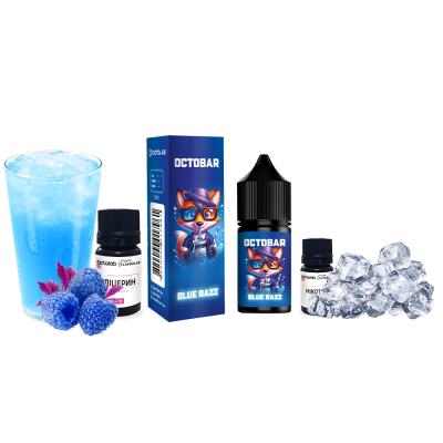 Набір для самозамішування Octobar NFT Blue Razz (Блю Разз, 50 мг, 10 мл)