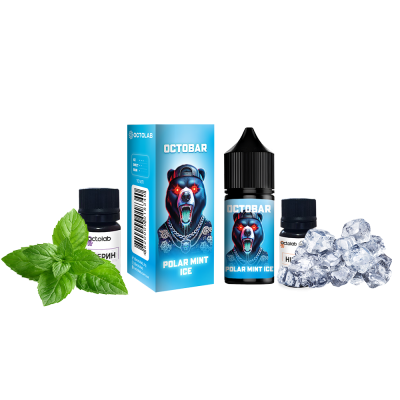 Набор для самозамеса Octobar NFT Polar Mint Ice (Мята Лёд, 50 мг, 30 мл)