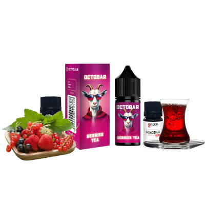 Набір для самозамішування Octobar NFT HARD Berries Tea (Ягідний Чай, 65 мг, 30 мл)
