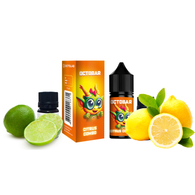Набір для самозамішування Octobar NFT HARD Citrus Combo (Цитрусовий Мікс, 65 мг, 30 мл)