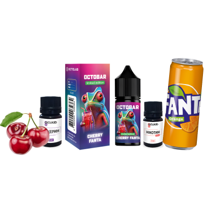 Набор для самозамеса Octobar NFT HARD Cherry Fanta Limited Edition (Вишнёвая Фанта, 65 мг, 30 мл)