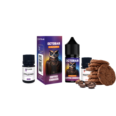 Набір для самозамішування Octobar NFT HARD Coffee Cookies Limited Edition (Кава Печиво, 65 мг, 30 мл)