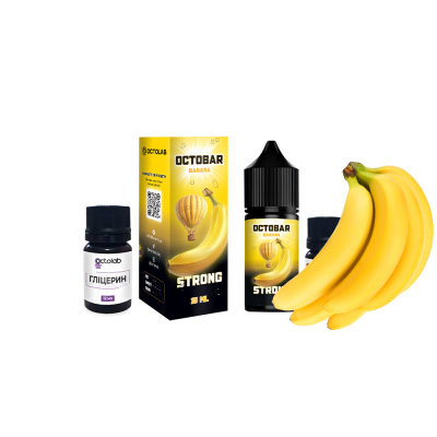Набор для самозамеса Octobar Strong Banana (Банан, 50 мг, 30 мл)