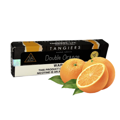 Тютюн Tangiers Noir №26 Double Orange (Дабл Оранж, 250 г) Чорна упаковка