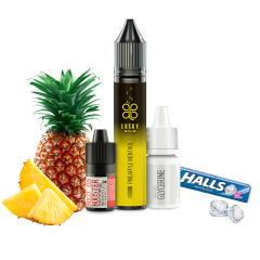 Набор для самозамеса Lucky Sour Pineapple Methol (Кислый Ананас Ментол, 65 мг, 30 мл)