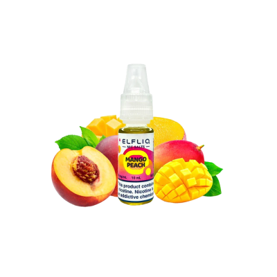 Жидкость Elfliq Mango Peach (Манго Персик, 50 мг, 10 мл)