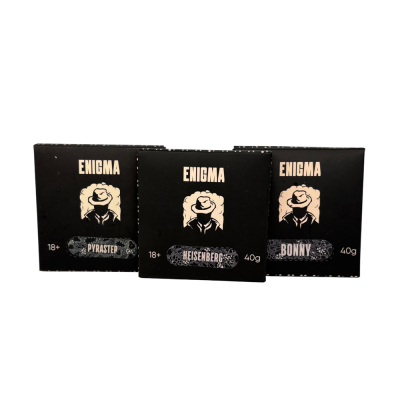 Набір ТОП 3 смаків тютюну Enigma по 40 г 28288 Набір ТОП 3 смаків тютюну Enigma по 40 г