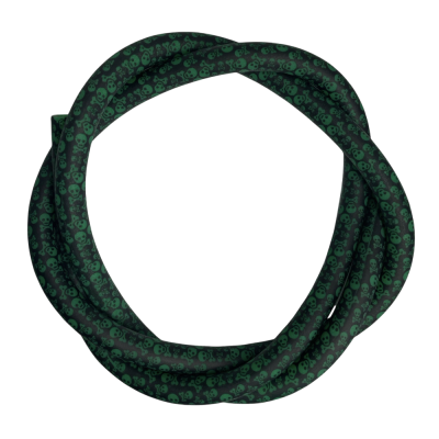 Силіконовий шланг для кальяну Skull Green (Черепа Зелений)