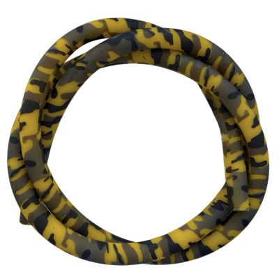 Силіконовий шланг для кальяну Yellow Camouflage (Жовтий камуфляж)