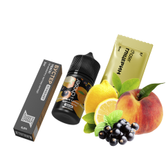 Набір для самозамішування Chaser Lux Blackcurrant Lemon Peach (Смородина Лимон Персик, 65 мг, 30 мл)