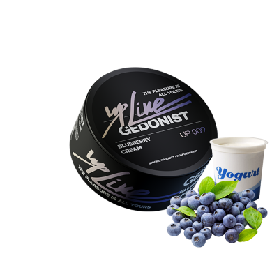 Тютюн Gedonist UP Line №9 Blueberry Cream (Чорниця із вершками, 100 г)