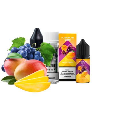 Набір для самозамішування Flavorlab Ripe Mango Grape (Манго Виноград, 50 мг, 30 мл)