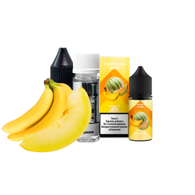 Набор для самозамеса Flavorlab Ripe Banana Melon (Банан Дыня, 50 мг, 30 мл)
