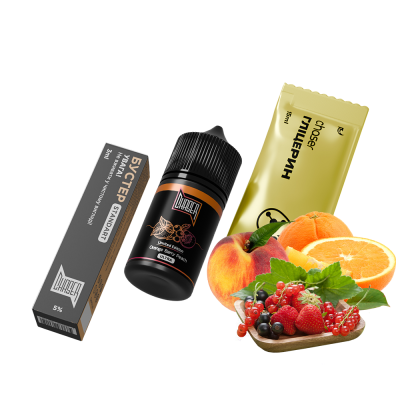 Набор для самозамеса Chaser Black Orange Berry Peach Limited (Апельсин Ягоды Персик, 50 мг, 30 мл)