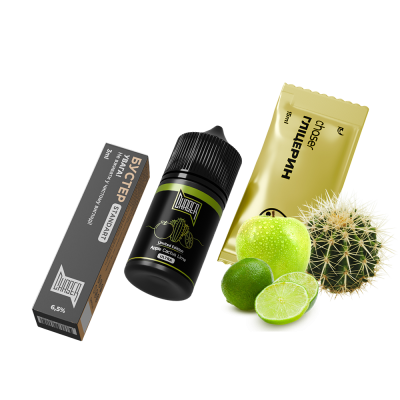 Набір для самозамішування Chaser Black Apple Cactus Lime Limited (Яблуко Кактус Лайм, 65 мг, 30 мл)