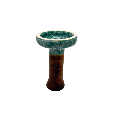 Глиняная чаша 2x2Hookah Flat Aqua (Голубой)