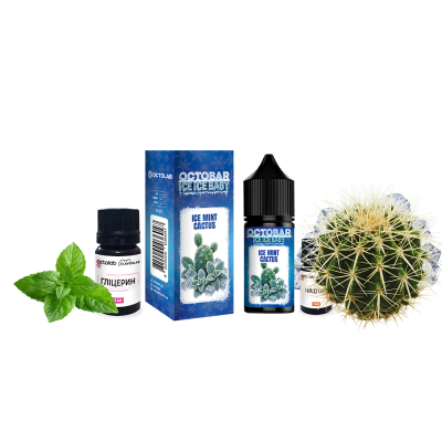 Набор для самозамеса Octobar Ice Ice Baby Mint Cactus (Мята Кактус, 50 мг, 30 мл)