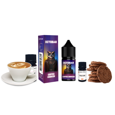 Набор для самозамеса Octobar NFT Coffee Cookies (Кофейное Печенье, 50 мг, 10 мл)