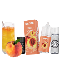 Набір для самозамішування Hype Drops Peach Lemonade (Персиковий лимонад, 50 мг, 30 мл)