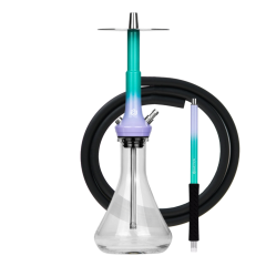 Кальян Amotion Doppler Petrol (фиолетово-бирюзовый, полный комплект)