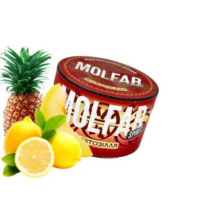 Тютюн Molfar Spirit Line Жовтозілля (Ананас Диня Лимон, 200 г)
