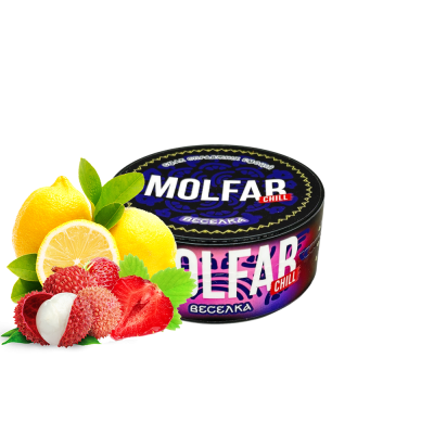 Табак Molfar Chill Line Радуга (Клубника Личи Лимон, 100 г)