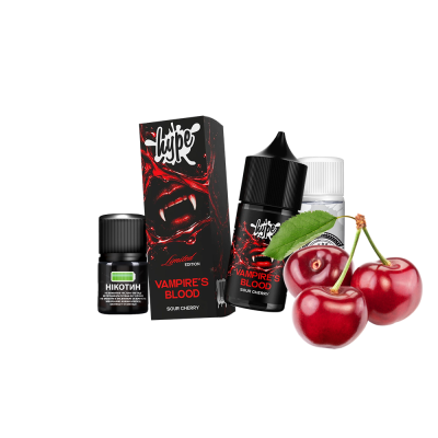 Набір для самозамішування Hype Haloween Vampire`s Blood (Кисла Вишня, 50 мг, 30 мл)