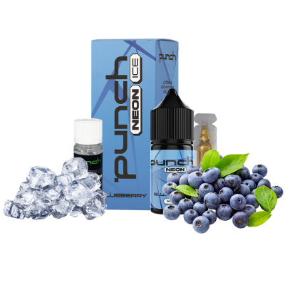 Набір для самозамішування Punch Neon Ice Blueberry (Чорниця Лід, 50 мг, 30 мл)