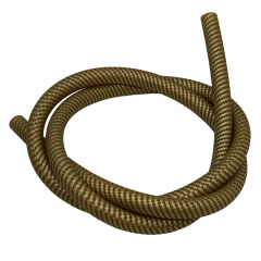 Силіконовий шланг для кальяну Carbon Gold (Золотий)