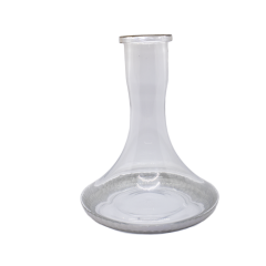 Колба для кальяну Craft Bottom Silver (Прозора зі срібним дном)