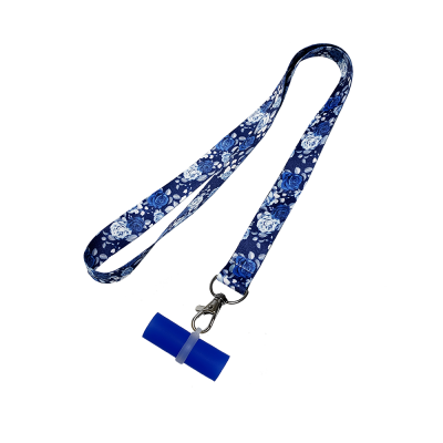 Персональний мундштук силіконовий Personalka Blue Rose (Синій)