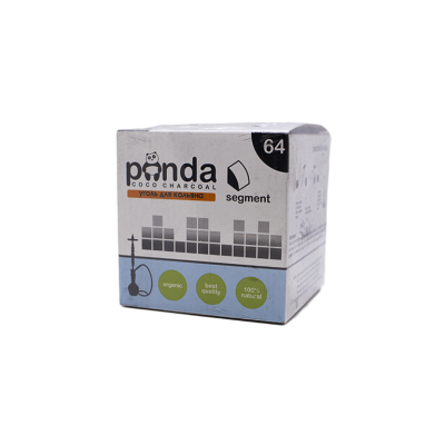 Кокосовый уголь для кальяна Panda White (0,6 кг, 64 шт, сегмент)