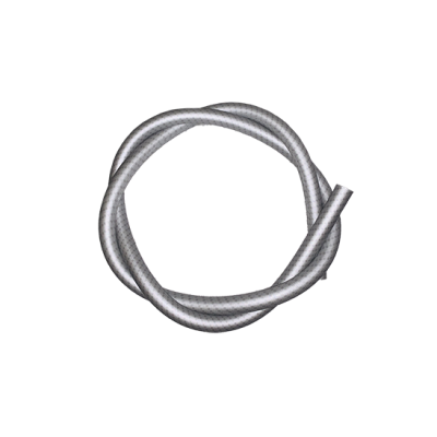Силиконовый шланг для кальяна Carbon Silver (Металлик)